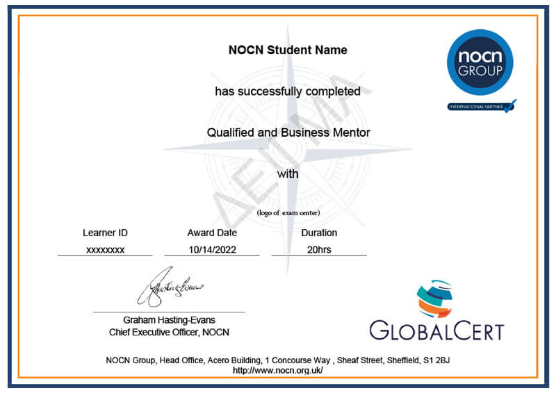 Βεβαίωση Σπουδών πιστοποιημένη απο το Nocn Group